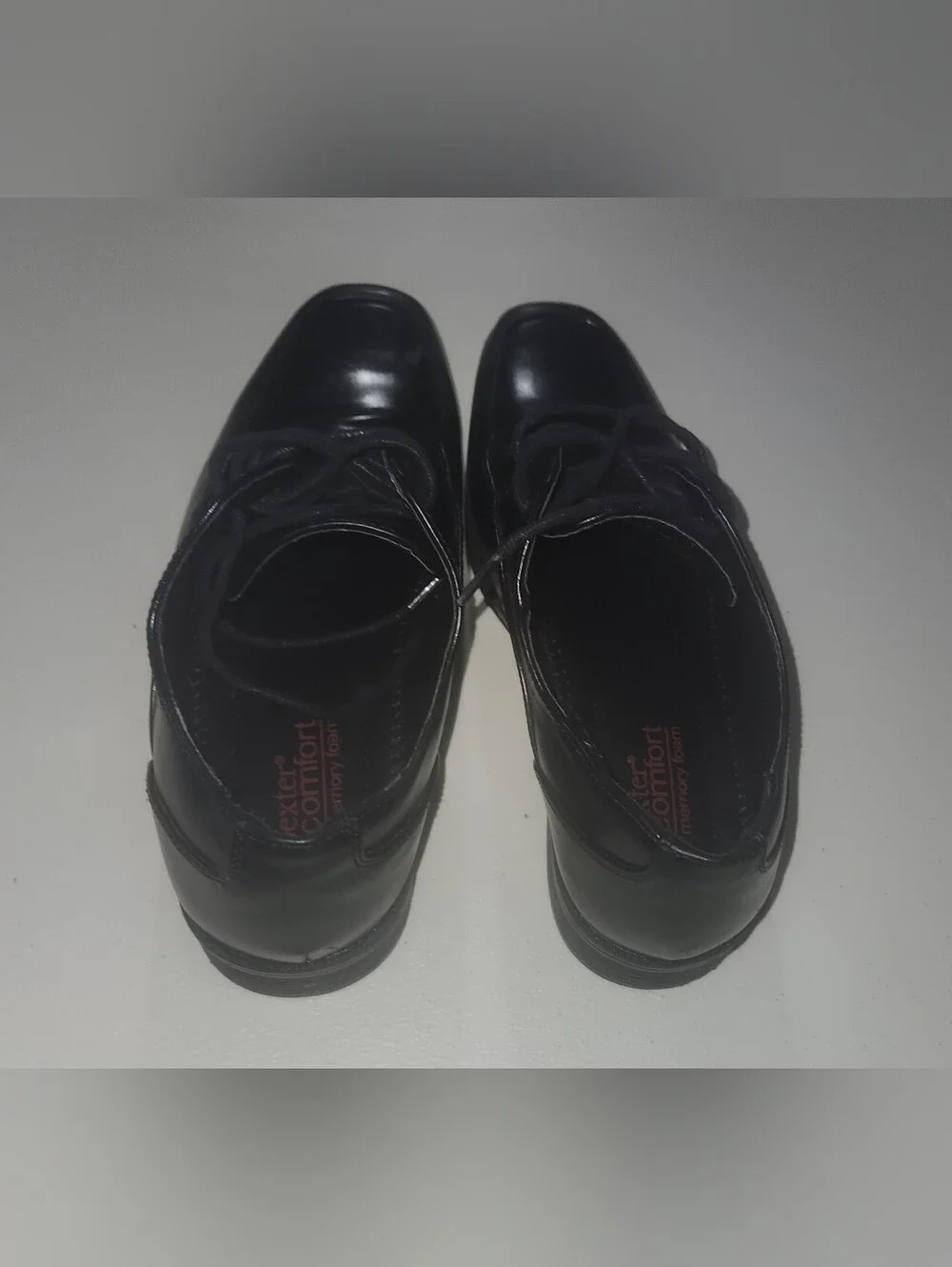 Men's Dexter Black Lace-Up Dress Shoes Size 7